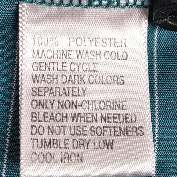 Greg Norman ML75 Polo Shirt Men's XL Green Striped Short Sleeve Stretch - Picture 8 of 8